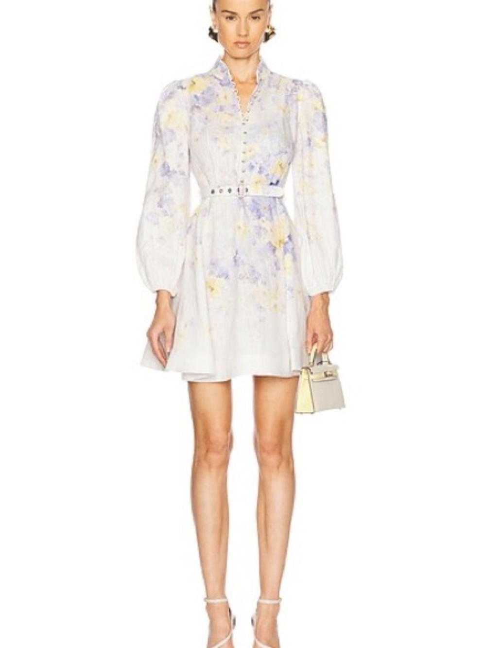 Zimmermann Lilac Floral Crush Mimi dress - Picture 3 of 7